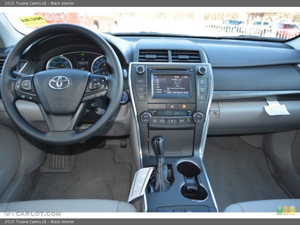 Black Interior Dashboard for the 2015 Toyota Camry LE #99993571