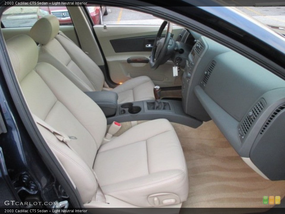 Light Neutral Interior Front Seat for the 2003 Cadillac CTS Sedan #99994690