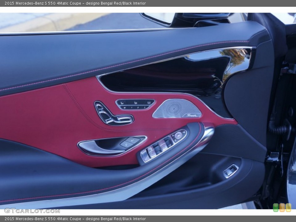 designo Bengal Red/Black Interior Controls for the 2015 Mercedes-Benz S 550 4Matic Coupe #99999709