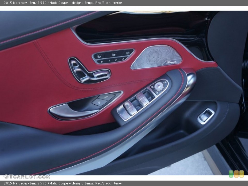 designo Bengal Red/Black Interior Controls for the 2015 Mercedes-Benz S 550 4Matic Coupe #99999730
