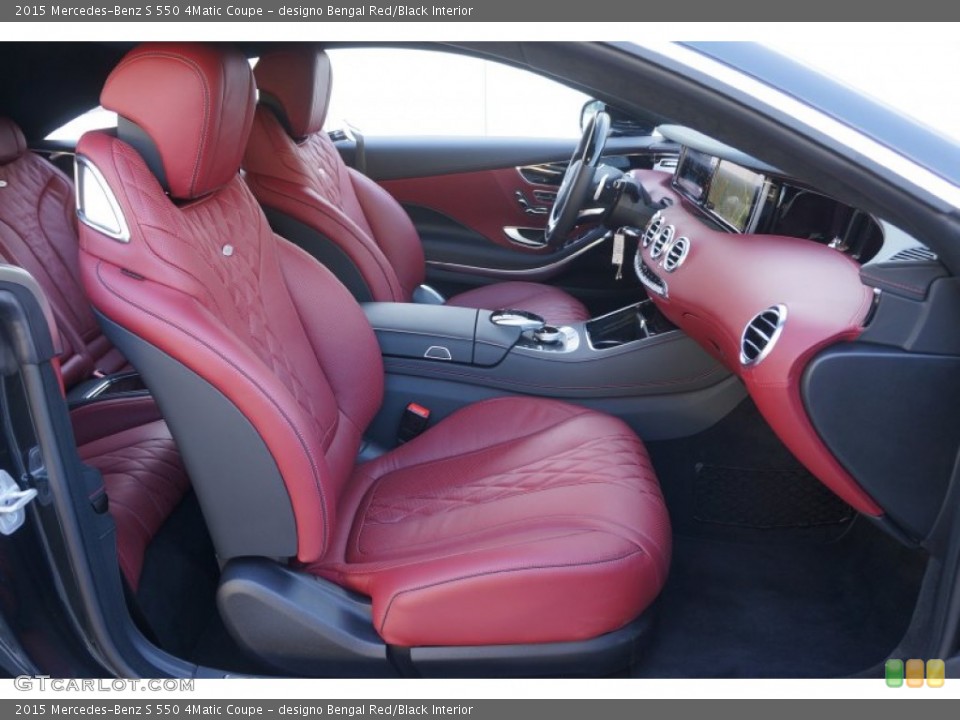 designo Bengal Red/Black Interior Prime Interior for the 2015 Mercedes-Benz S 550 4Matic Coupe #99999997