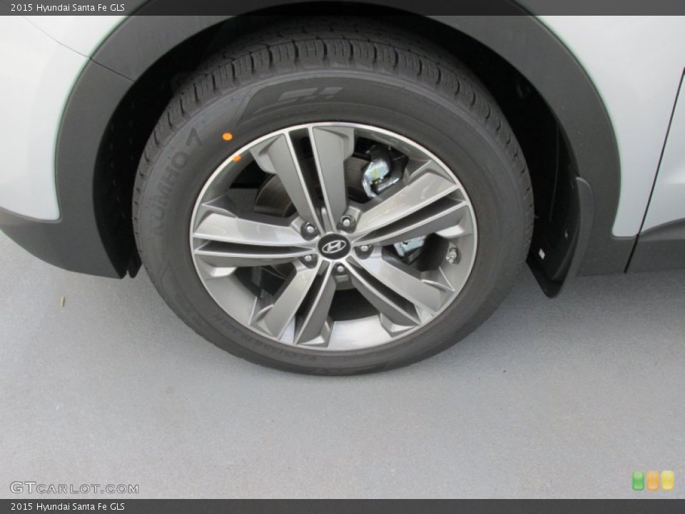 2015 Hyundai Santa Fe GLS Wheel and Tire Photo #100019821