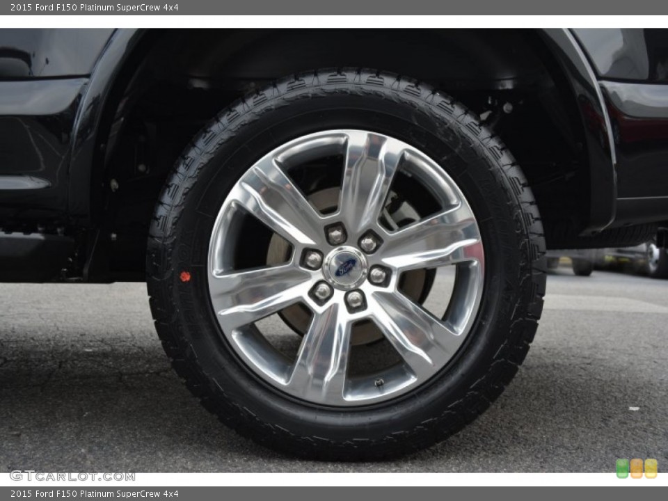 2015 Ford F150 Platinum SuperCrew 4x4 Wheel and Tire Photo #100031741