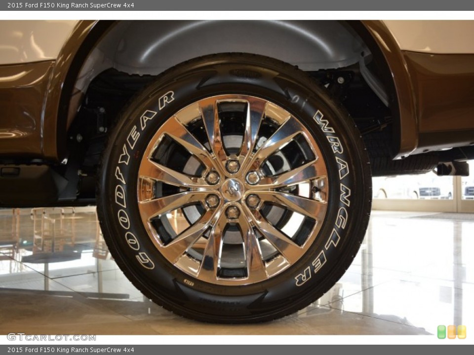 2015 Ford F150 King Ranch SuperCrew 4x4 Wheel and Tire Photo #100032671