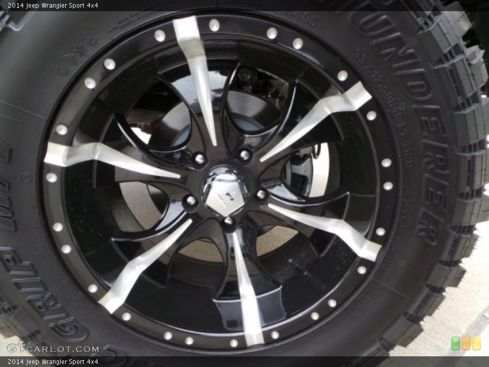 2014 Jeep Wrangler Custom Wheel and Tire Photo #100044737
