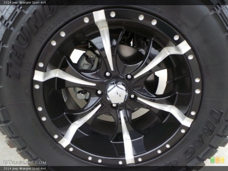2014 Jeep Wrangler Custom Wheel and Tire Photo #100044785