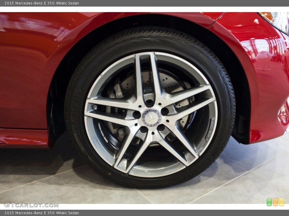 2015 Mercedes-Benz E 350 4Matic Sedan Wheel and Tire Photo #100058756