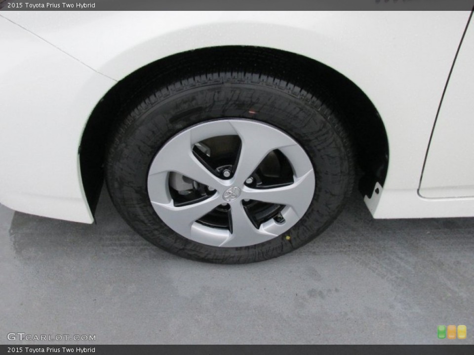 2015 Toyota Prius Two Hybrid Wheel and Tire Photo #100066877