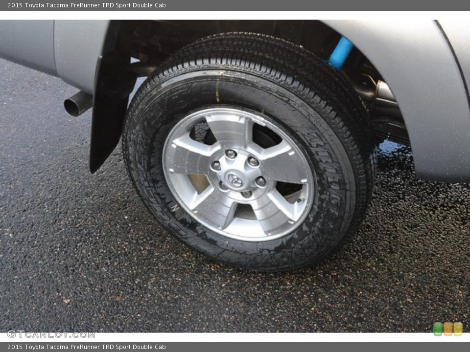 2015 Toyota Tacoma PreRunner TRD Sport Double Cab Wheel and Tire Photo #100089217