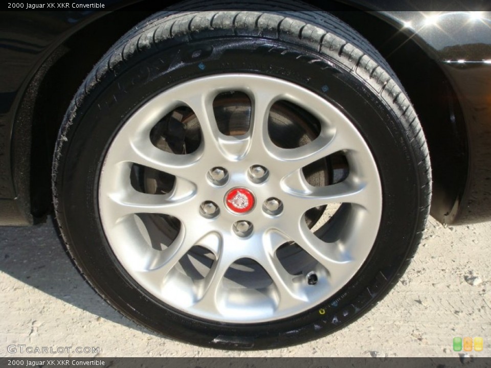 2000 Jaguar XK XKR Convertible Wheel and Tire Photo #100126470