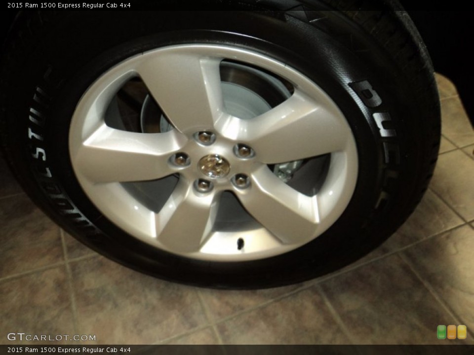 2015 Ram 1500 Express Regular Cab 4x4 Wheel and Tire Photo #100135485