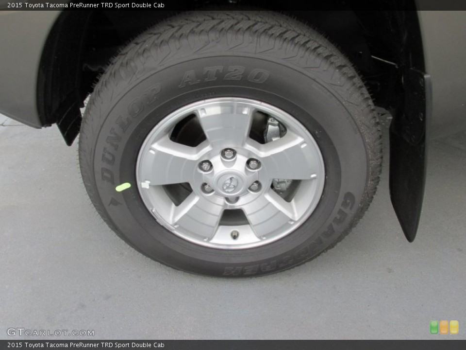 2015 Toyota Tacoma PreRunner TRD Sport Double Cab Wheel and Tire Photo #100153963