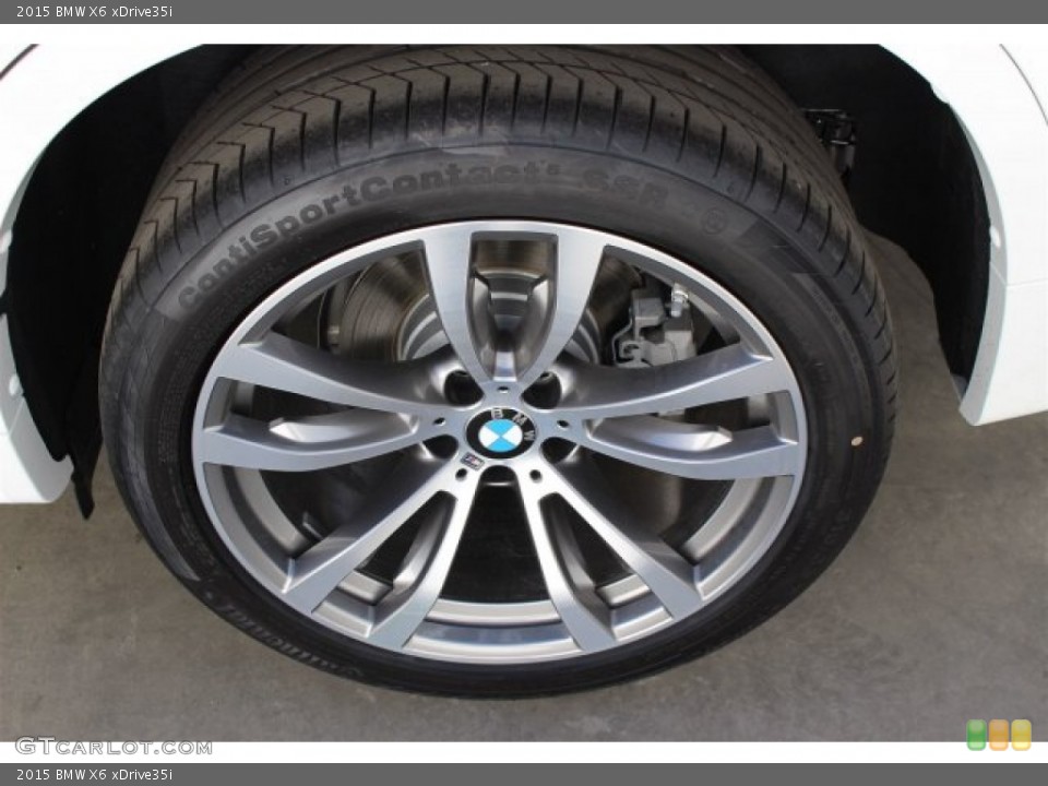 2015 BMW X6 xDrive35i Wheel and Tire Photo #100158195