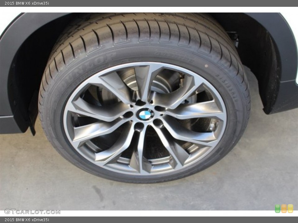 2015 BMW X6 xDrive35i Wheel and Tire Photo #100158378