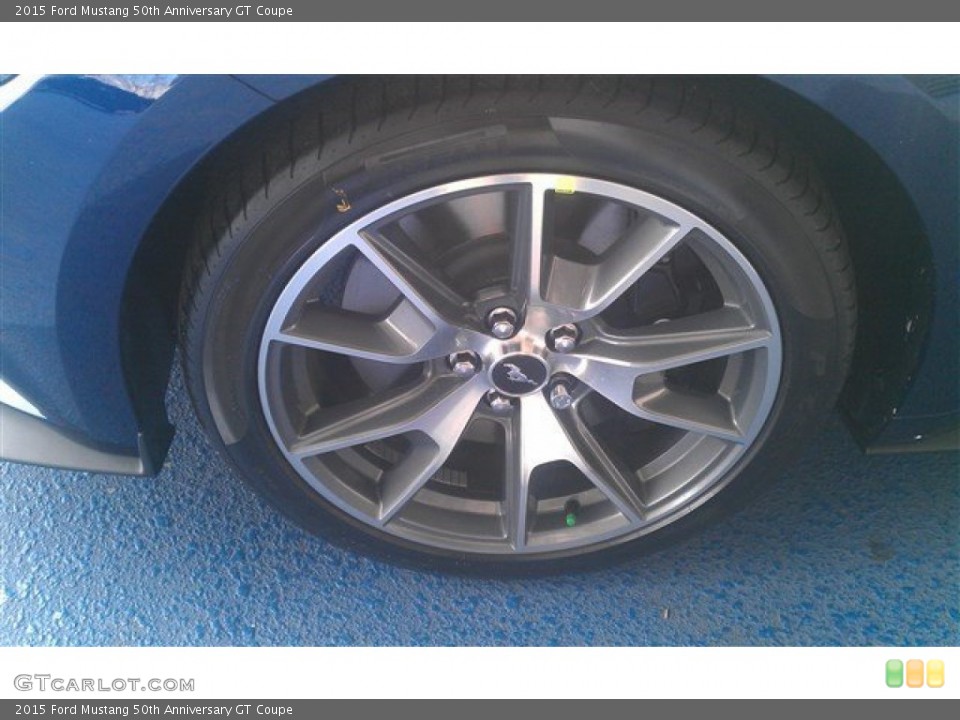 2015 Ford Mustang 50th Anniversary GT Coupe Wheel and Tire Photo #100159474
