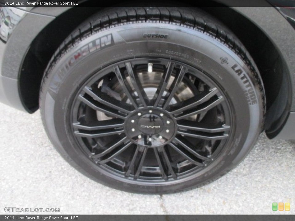2014 Land Rover Range Rover Sport HSE Wheel and Tire Photo #100163496