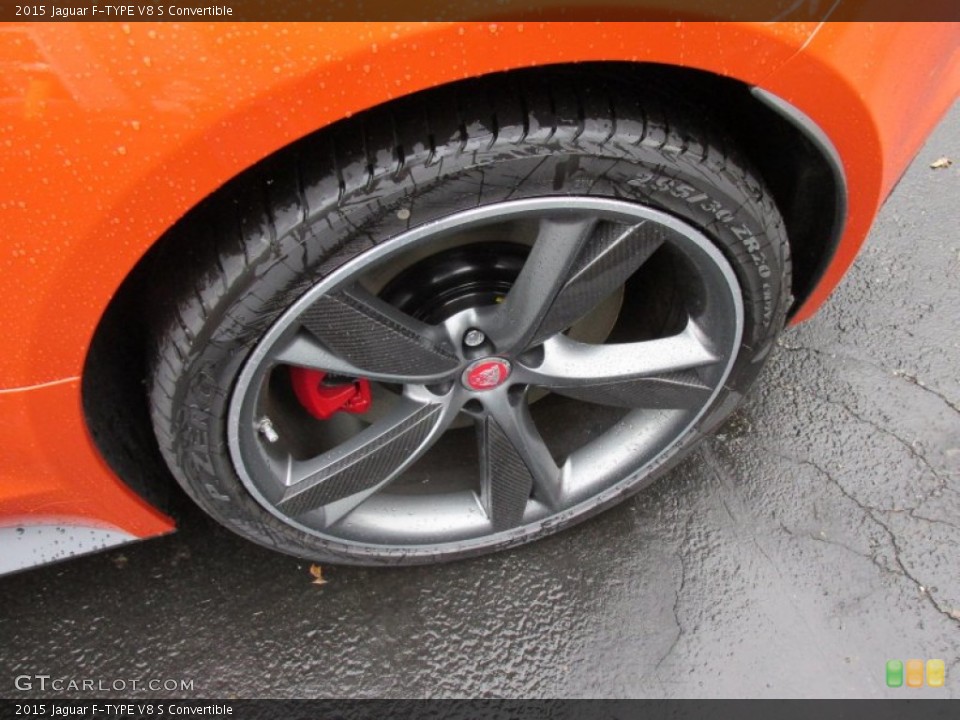 2015 Jaguar F-TYPE V8 S Convertible Wheel and Tire Photo #100165962