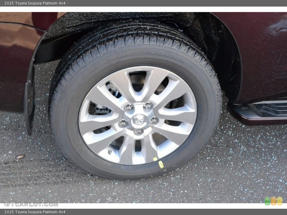 2015 Toyota Sequoia Platinum 4x4 Wheel and Tire Photo #100168698