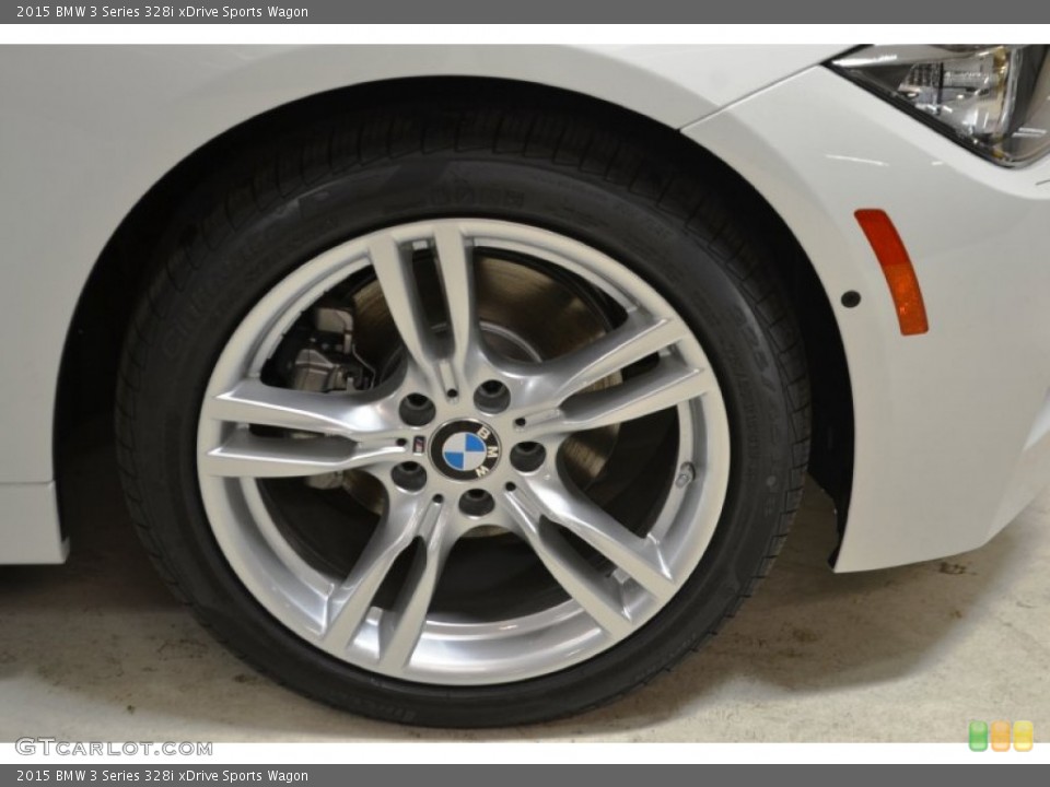 2015 BMW 3 Series 328i xDrive Sports Wagon Wheel and Tire Photo #100176365