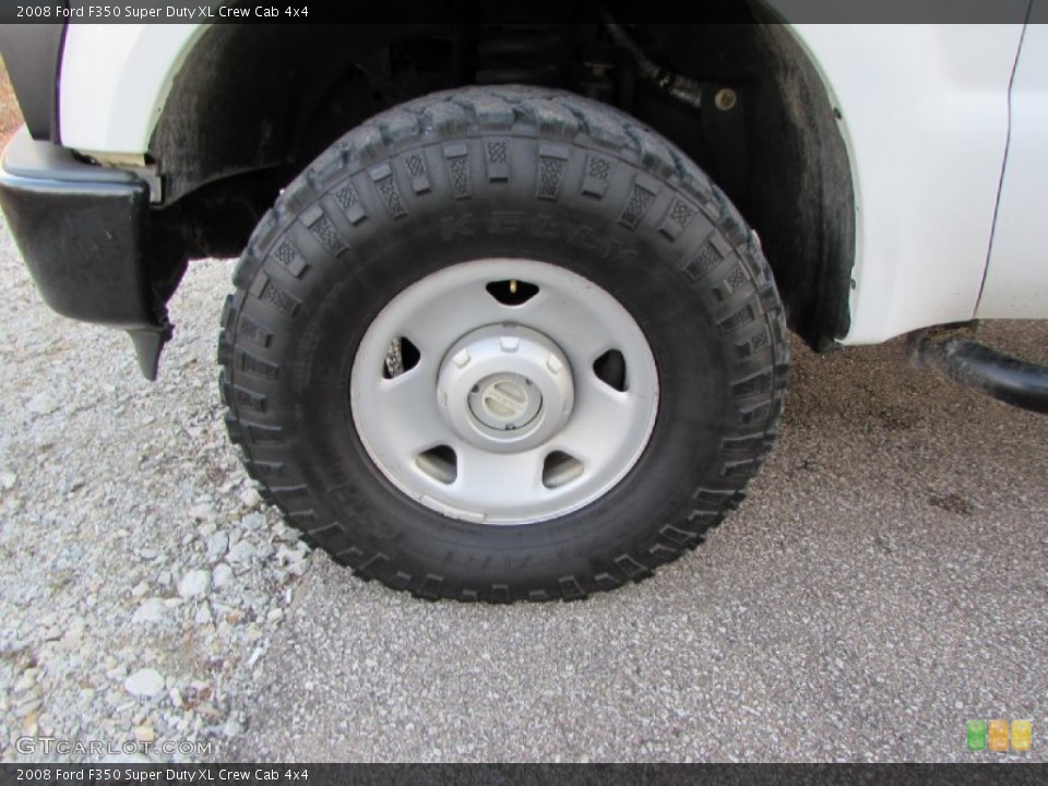 2008 Ford F350 Super Duty XL Crew Cab 4x4 Wheel and Tire Photo #100218071