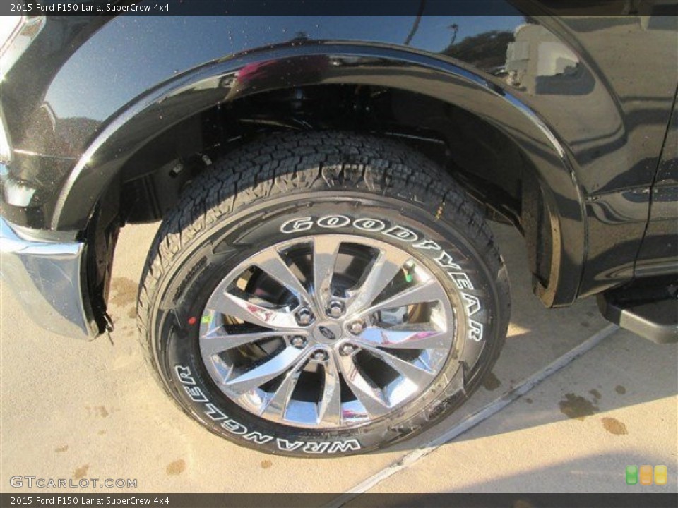 2015 Ford F150 Lariat SuperCrew 4x4 Wheel and Tire Photo #100234271