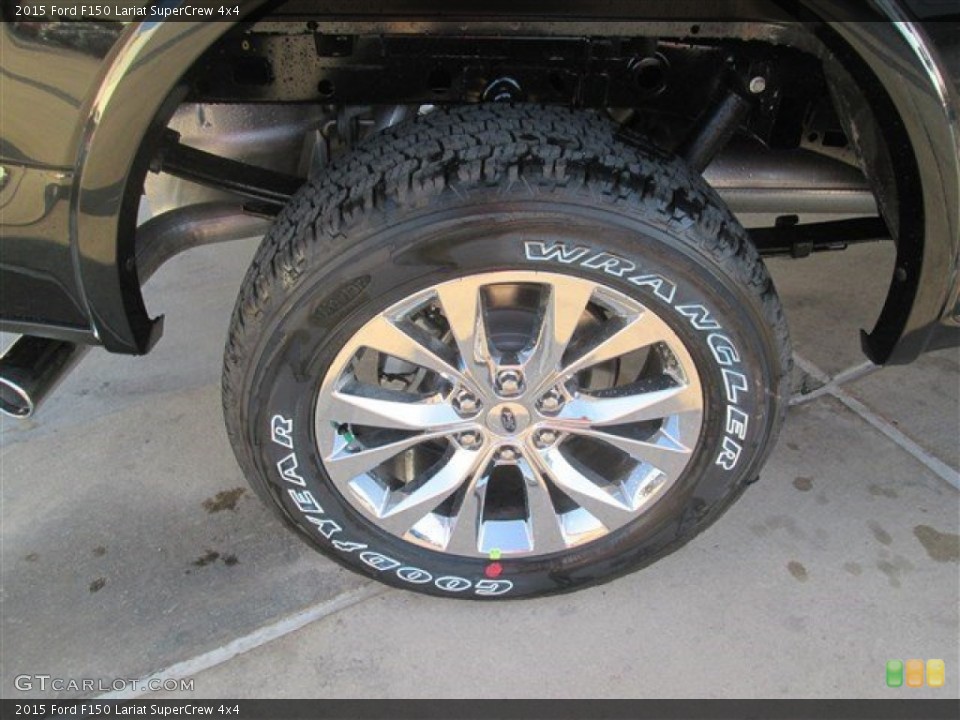 2015 Ford F150 Lariat SuperCrew 4x4 Wheel and Tire Photo #100234358