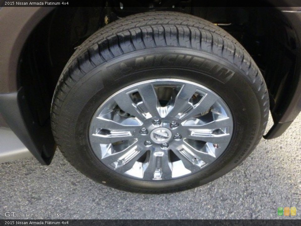 2015 Nissan Armada Platinum 4x4 Wheel and Tire Photo #100241753