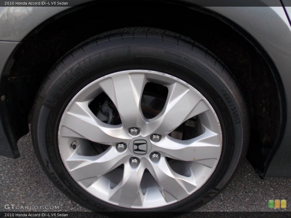 2010 Honda Accord EX-L V6 Sedan Wheel and Tire Photo #100264900