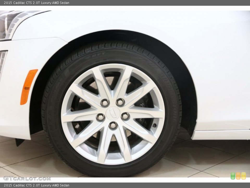 2015 Cadillac CTS 2.0T Luxury AWD Sedan Wheel and Tire Photo #100277137