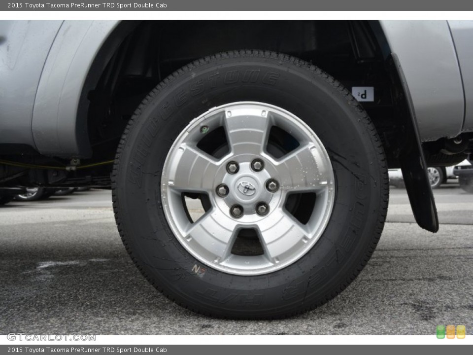 2015 Toyota Tacoma PreRunner TRD Sport Double Cab Wheel and Tire Photo #100291902