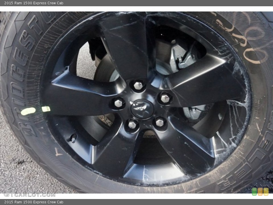 2015 Ram 1500 Express Crew Cab Wheel and Tire Photo #100297842