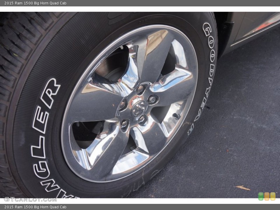 2015 Ram 1500 Big Horn Quad Cab Wheel and Tire Photo #100298967