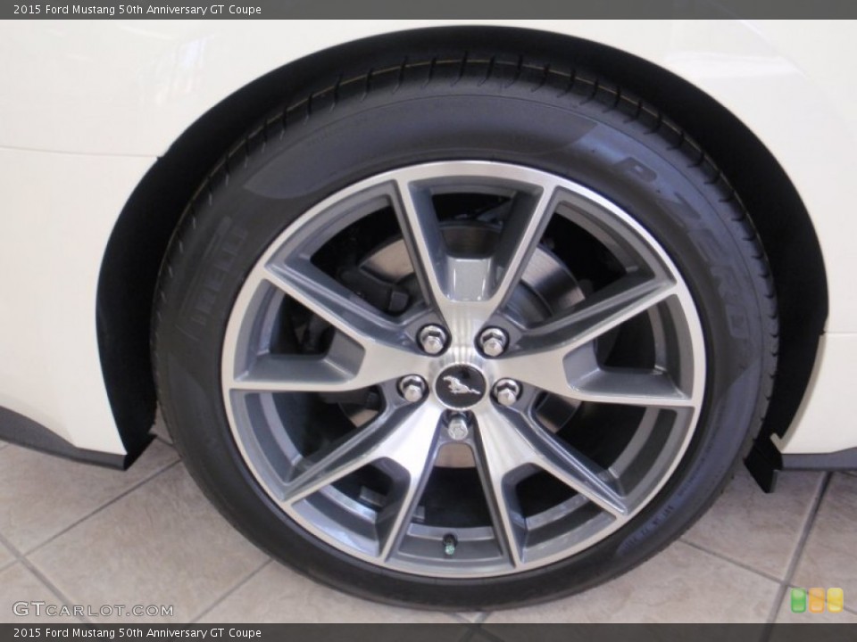 2015 Ford Mustang 50th Anniversary GT Coupe Wheel and Tire Photo #100313073