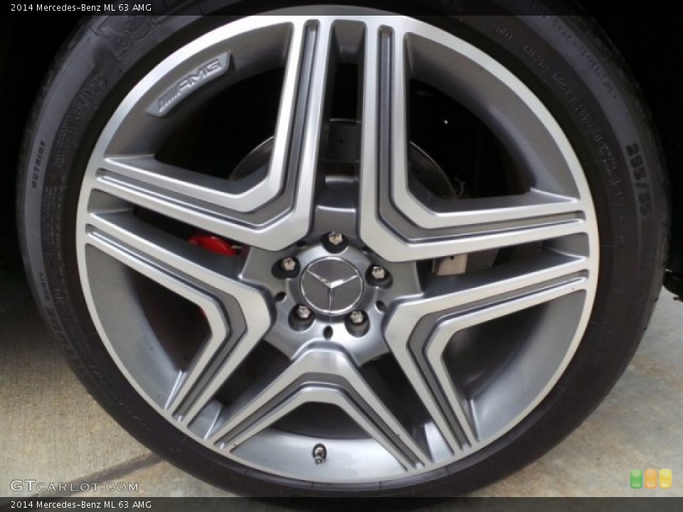 2014 Mercedes-Benz ML 63 AMG Wheel and Tire Photo #100319148