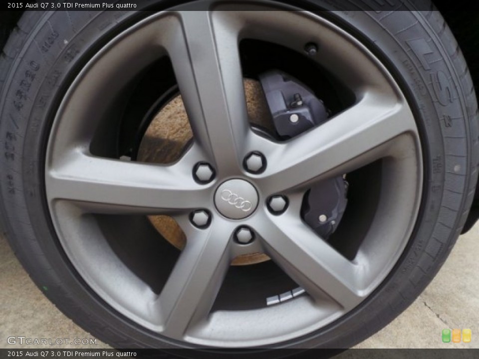 2015 Audi Q7 3.0 TDI Premium Plus quattro Wheel and Tire Photo #100333766
