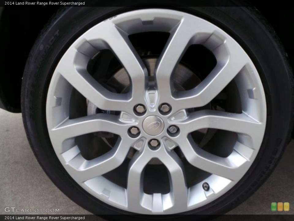 2014 Land Rover Range Rover Supercharged Wheel and Tire Photo #100353266