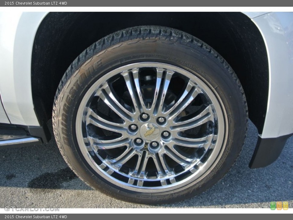 2015 Chevrolet Suburban LTZ 4WD Wheel and Tire Photo #100356065