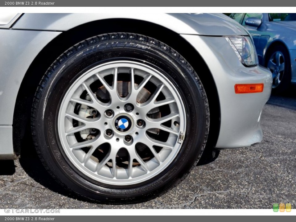 2000 BMW Z3 2.8 Roadster Wheel and Tire Photo #100373532