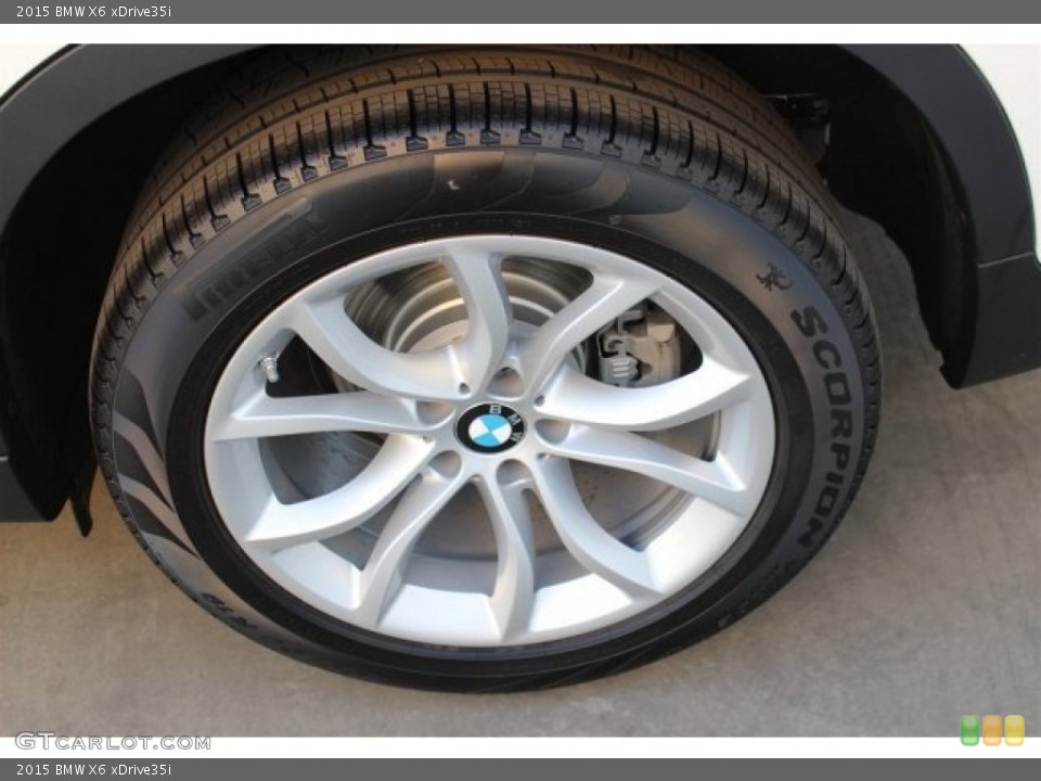 2015 BMW X6 xDrive35i Wheel and Tire Photo #100389954