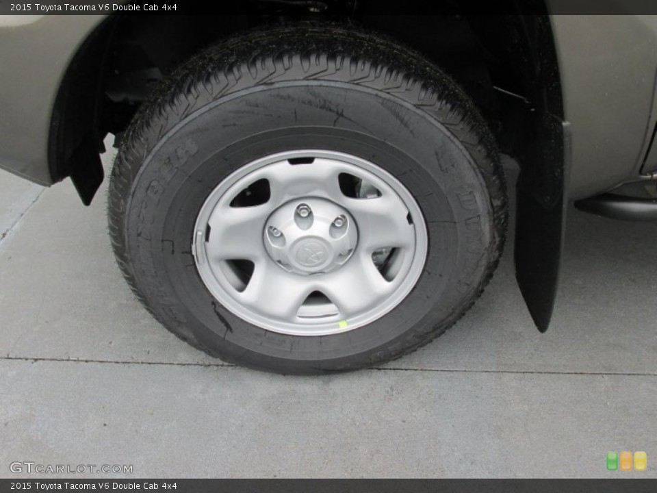 2015 Toyota Tacoma V6 Double Cab 4x4 Wheel and Tire Photo #100406687