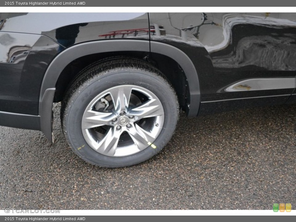 2015 Toyota Highlander Hybrid Limited AWD Wheel and Tire Photo #100414763