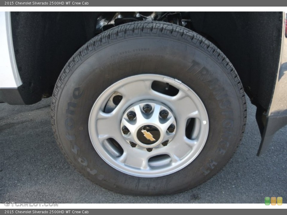 2015 Chevrolet Silverado 2500HD WT Crew Cab Wheel and Tire Photo #100440491