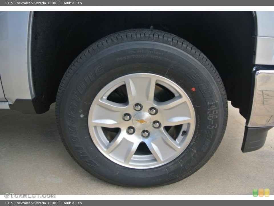 2015 Chevrolet Silverado 1500 LT Double Cab Wheel and Tire Photo #100446250