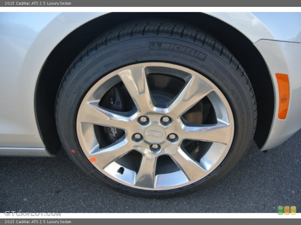 2015 Cadillac ATS 2.5 Luxury Sedan Wheel and Tire Photo #100449077