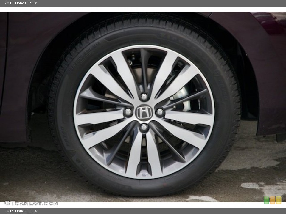 2015 Honda Fit EX Wheel and Tire Photo #100454411