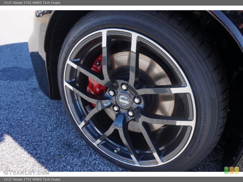 2015 Nissan 370Z NISMO Tech Coupe Wheel and Tire Photo #100473327