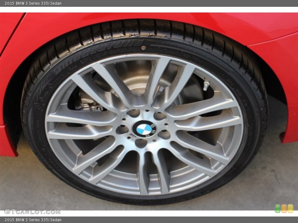 2015 BMW 3 Series 335i Sedan Wheel and Tire Photo #100491183