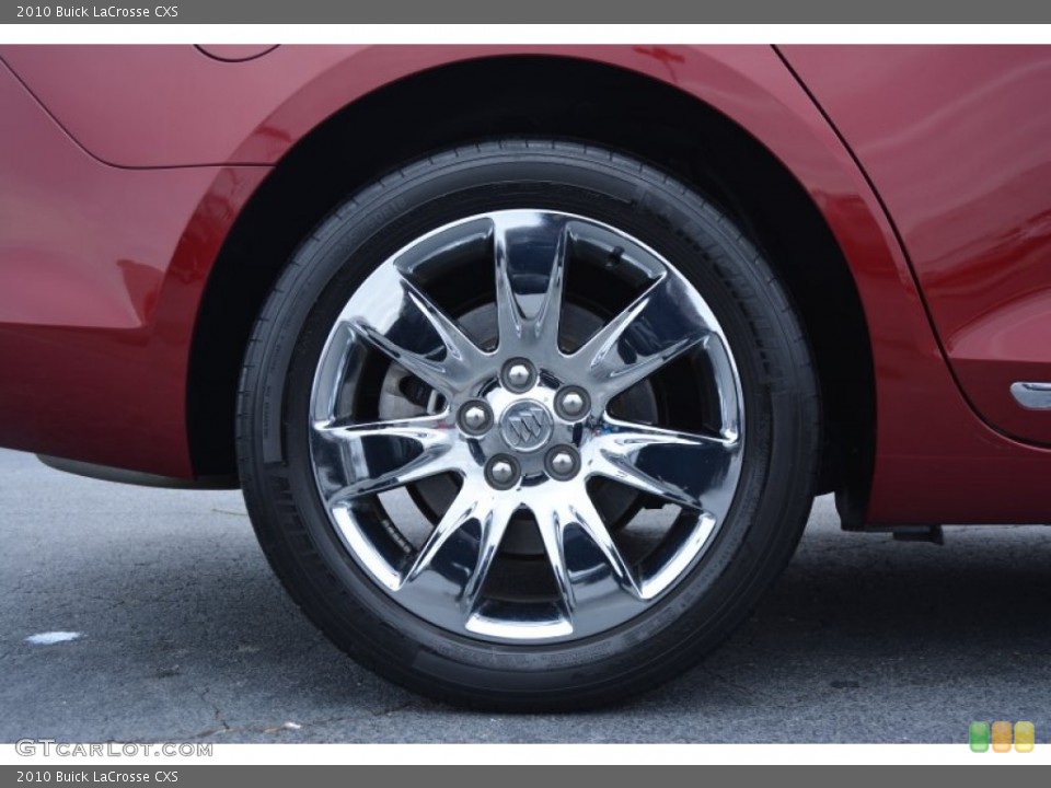 2010 Buick LaCrosse CXS Wheel and Tire Photo #100491336