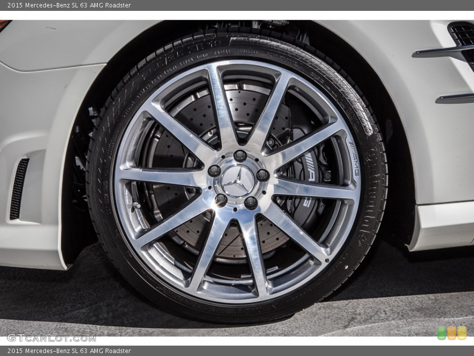 2015 Mercedes-Benz SL 63 AMG Roadster Wheel and Tire Photo #100500310