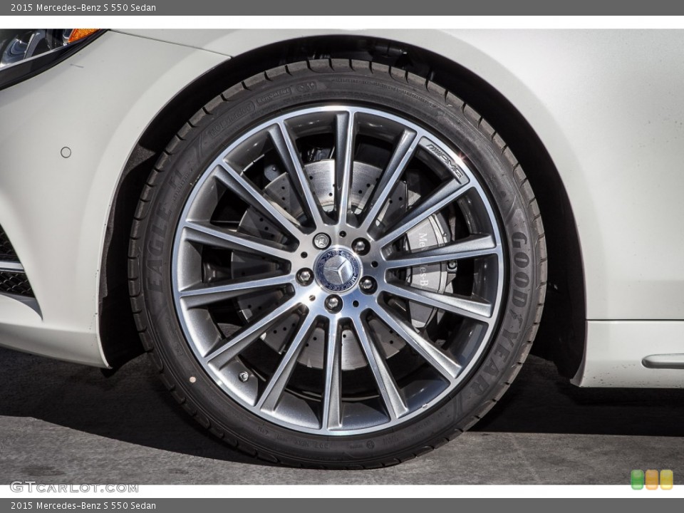 2015 Mercedes-Benz S 550 Sedan Wheel and Tire Photo #100502274